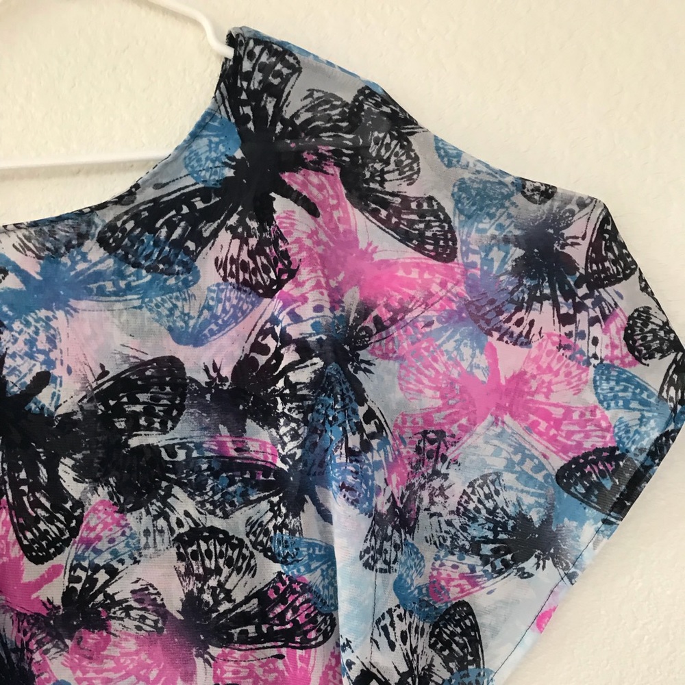 I.N.C. Printed One-Shoulder Top - Picture 4 of 5